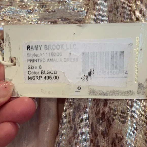 NWT Ramy Brook Silk Dress - Picture 5 of 9